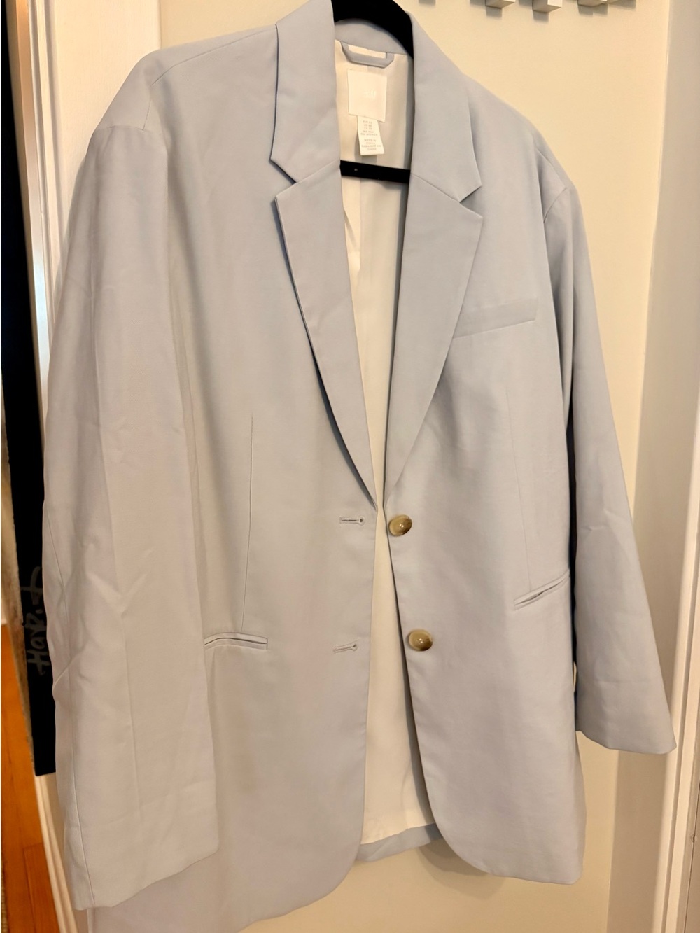 H&M Light Baby Blue Blazer - XS (runs Large)